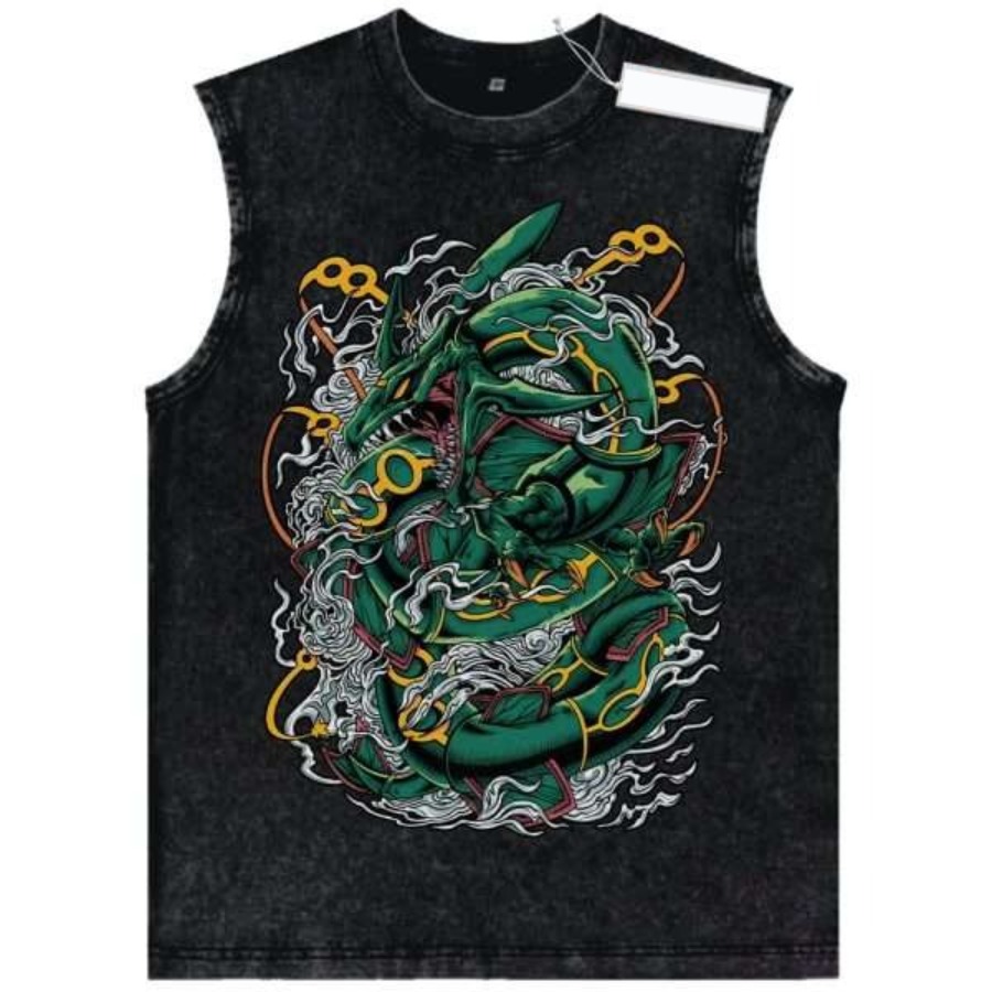 Vintage Fashion Tv - Vintage Yıkanmış Pokemon Karakter Tank Top