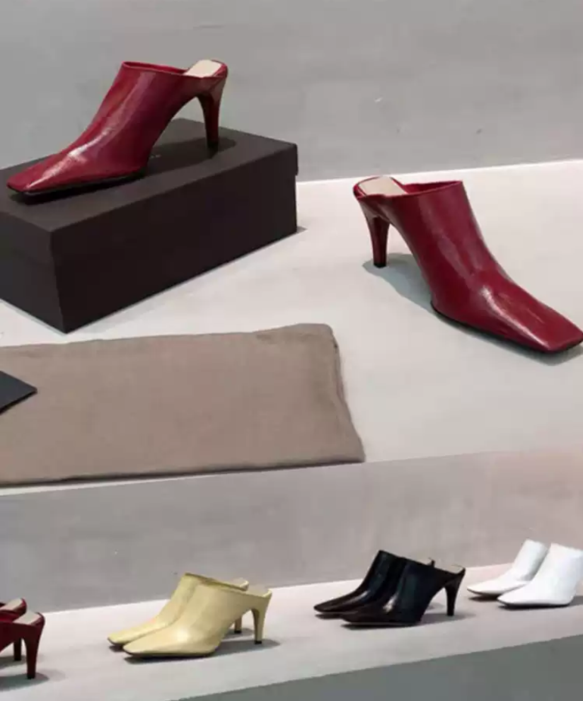Vintage Fashion Girl - Yeni Moda Ayakkabı Yaz Ayakkabı Kare