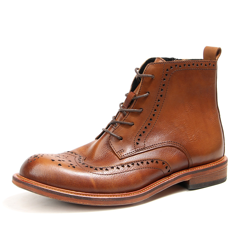 Vintage Fashion For Men - Vintage Erkek Ayak Bileği Chelsea Çizmeler