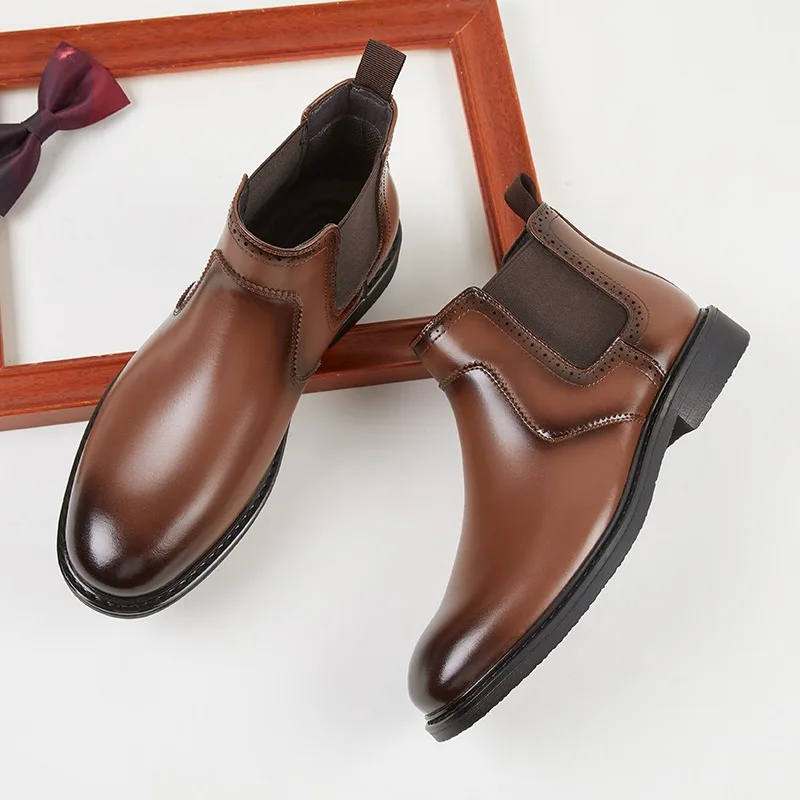Vintage Fashion For Men - Vintage Erkek Deri Oxford Botları Lüks