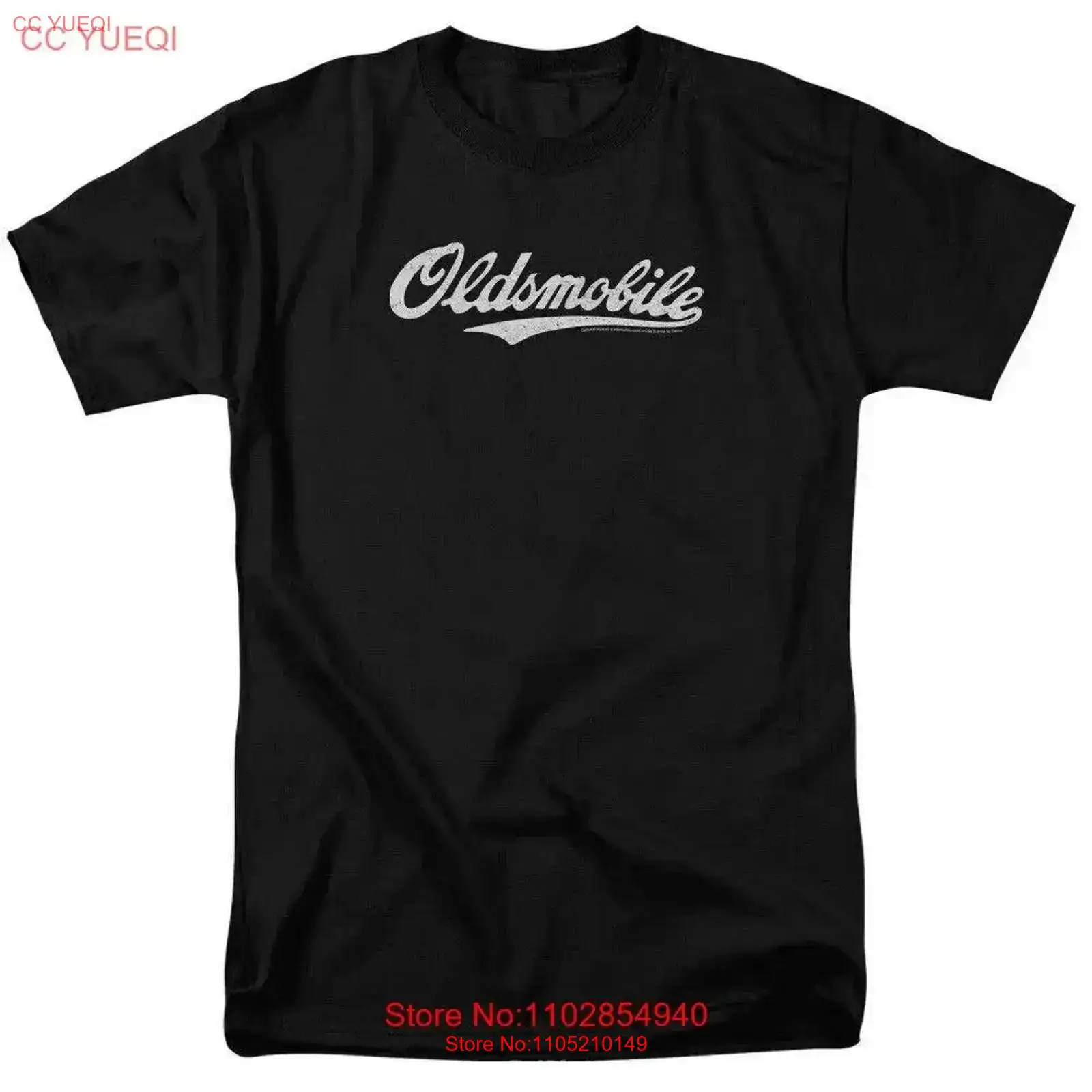 Vintage Fashion Logos - Oldsmobile Cursive Logo T Shirt Erkek