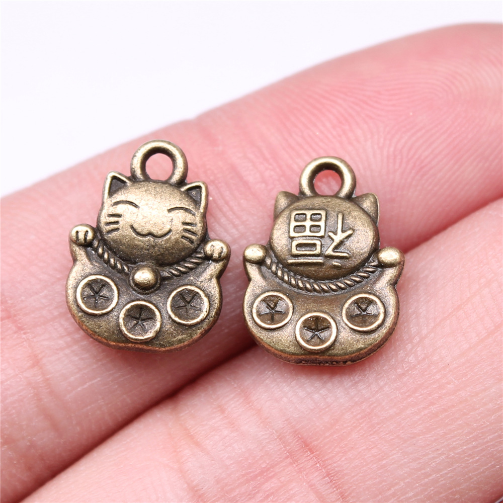 Vintage Fashion Tumblr - 10 adet 15x11mm 3 Renk Antik