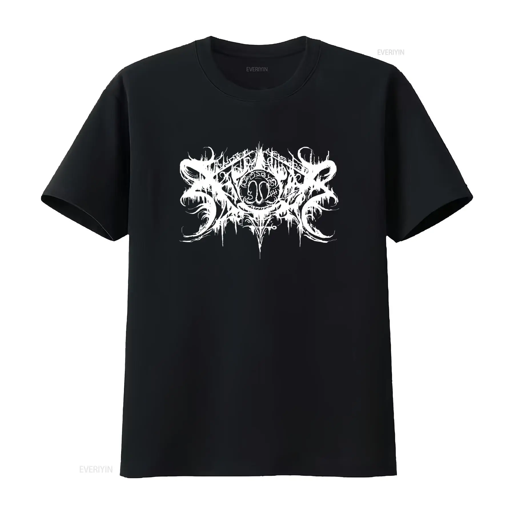 Vintage Fashion Logos - Band Xasthur Siyah Metal Müzik Tişörtünde