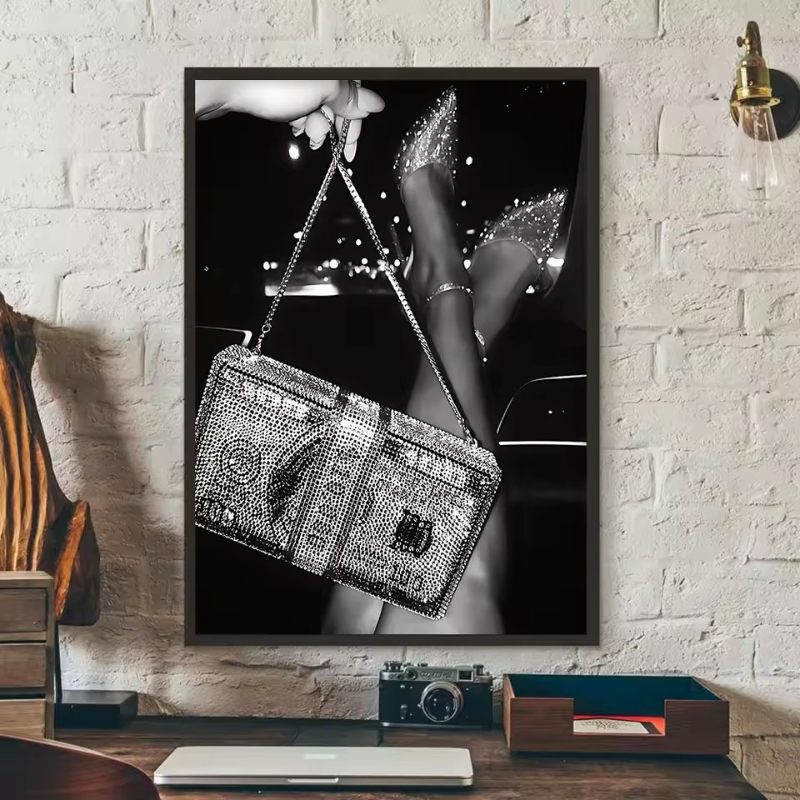 Siyah Beyaz Moda Vintage Fotoğ - Vintage Vogue Fashion Poster incelemesi ve fiyatı