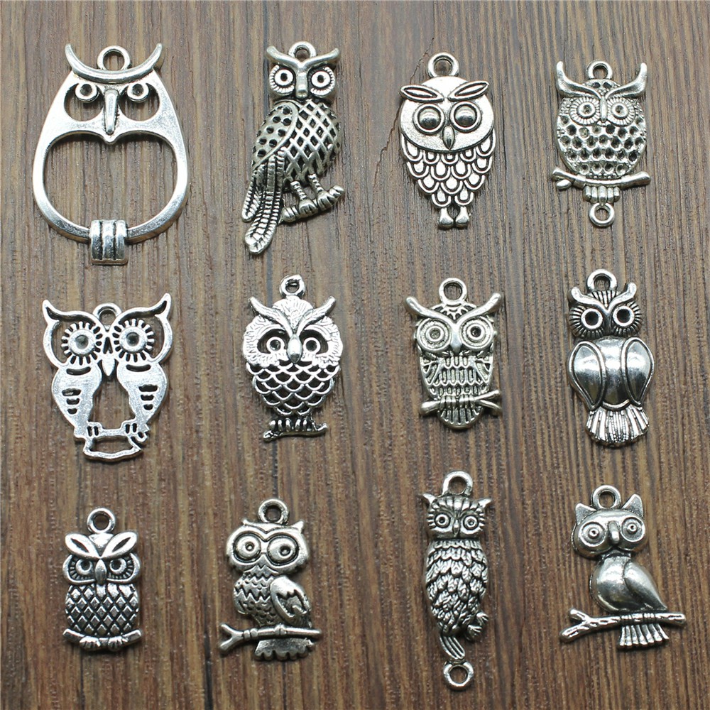10 adet Charms Baykuş Antik Gü - Vintage Fashion Tumblr incelemesi ve fiyatı