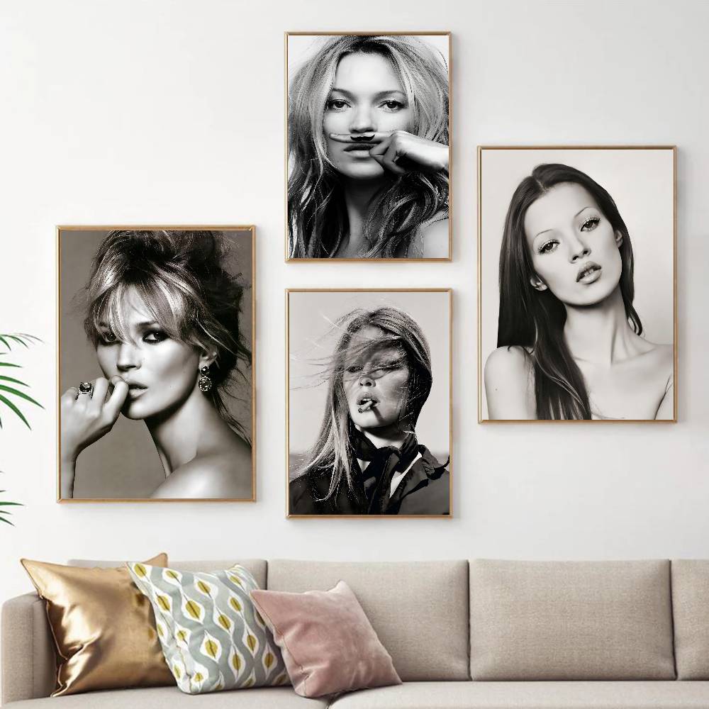 Kate Moss Moda Modern Sanat Kl - Vintage Vogue Fashion Poster incelemesi ve fiyatı