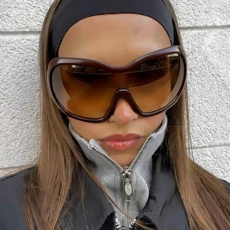Tek Parça Büyük Boy Y2K Güneş  - Vintage Fashion Female incelemesi ve fiyatı