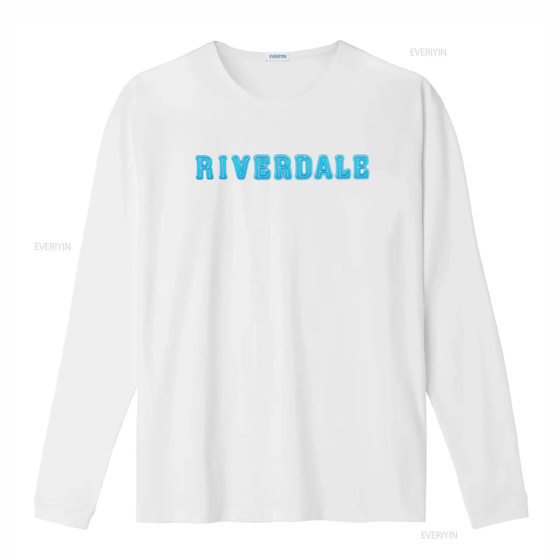 Riverdale Logosu Neon Mavi Bas - Vintage Fashion Logos incelemesi ve fiyatı