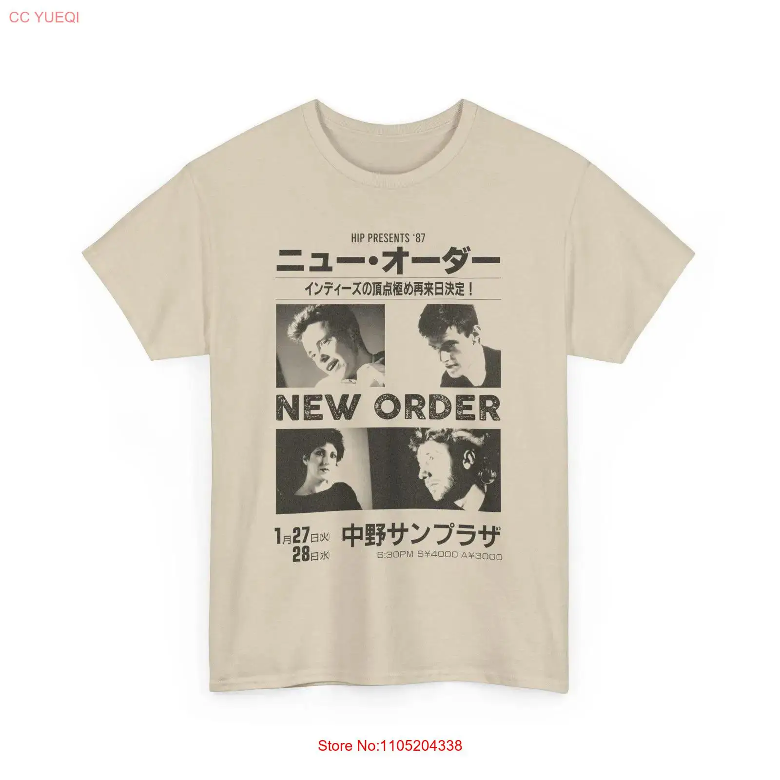 Vintage New Order Live in Japa - Vintage Fashion In Japan incelemesi ve fiyatı