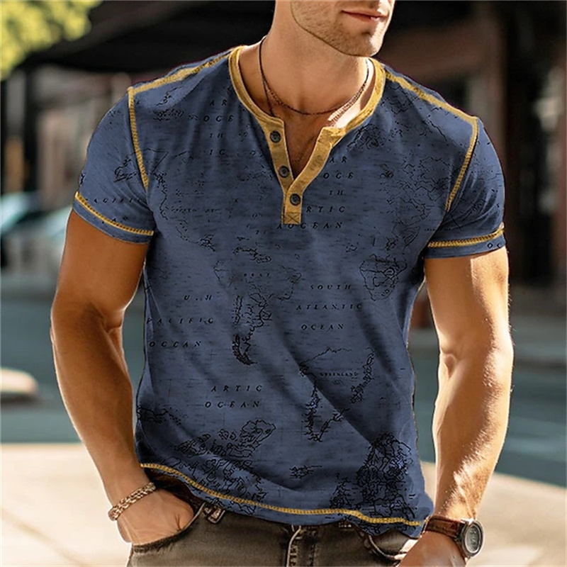Erkek Henry Gömlekleri Komik 3 - Vintage Fashion For Men incelemesi ve fiyatı