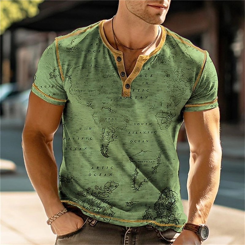 Erkek Henry Gömlekleri Komik 3 - Vintage Fashion For Men incelemesi ve fiyatı
