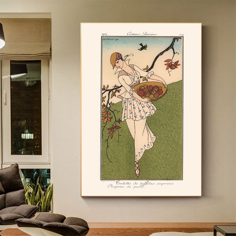 Vintage Fransız Deco Sanatı İl - Vintage Vogue Fashion Poster incelemesi ve fiyatı